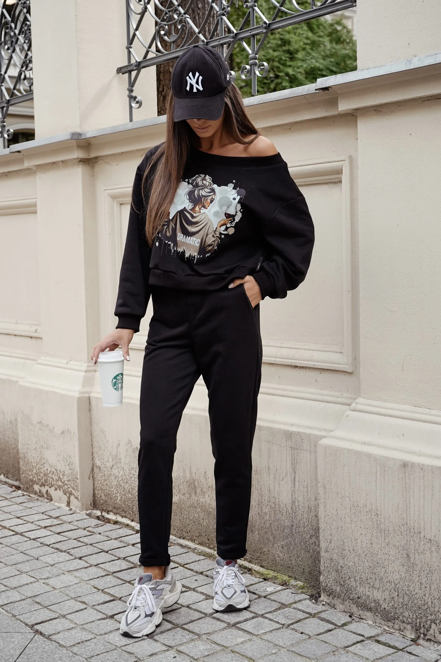 bluza z nadrukiem mmk emma dramatic