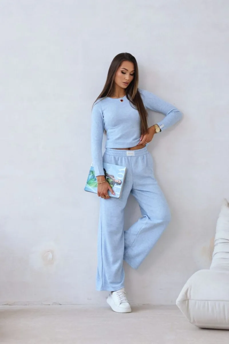 komplet bawełniany błękitny hanna