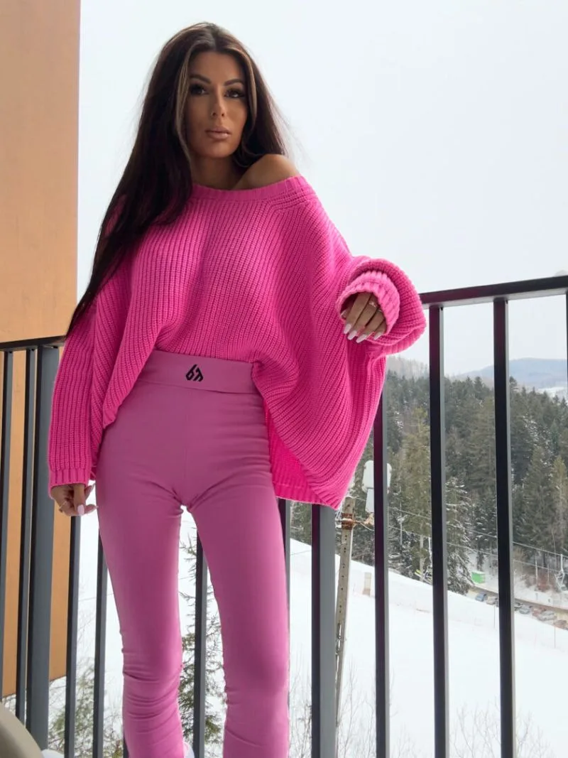 sweter zarra barbi róż