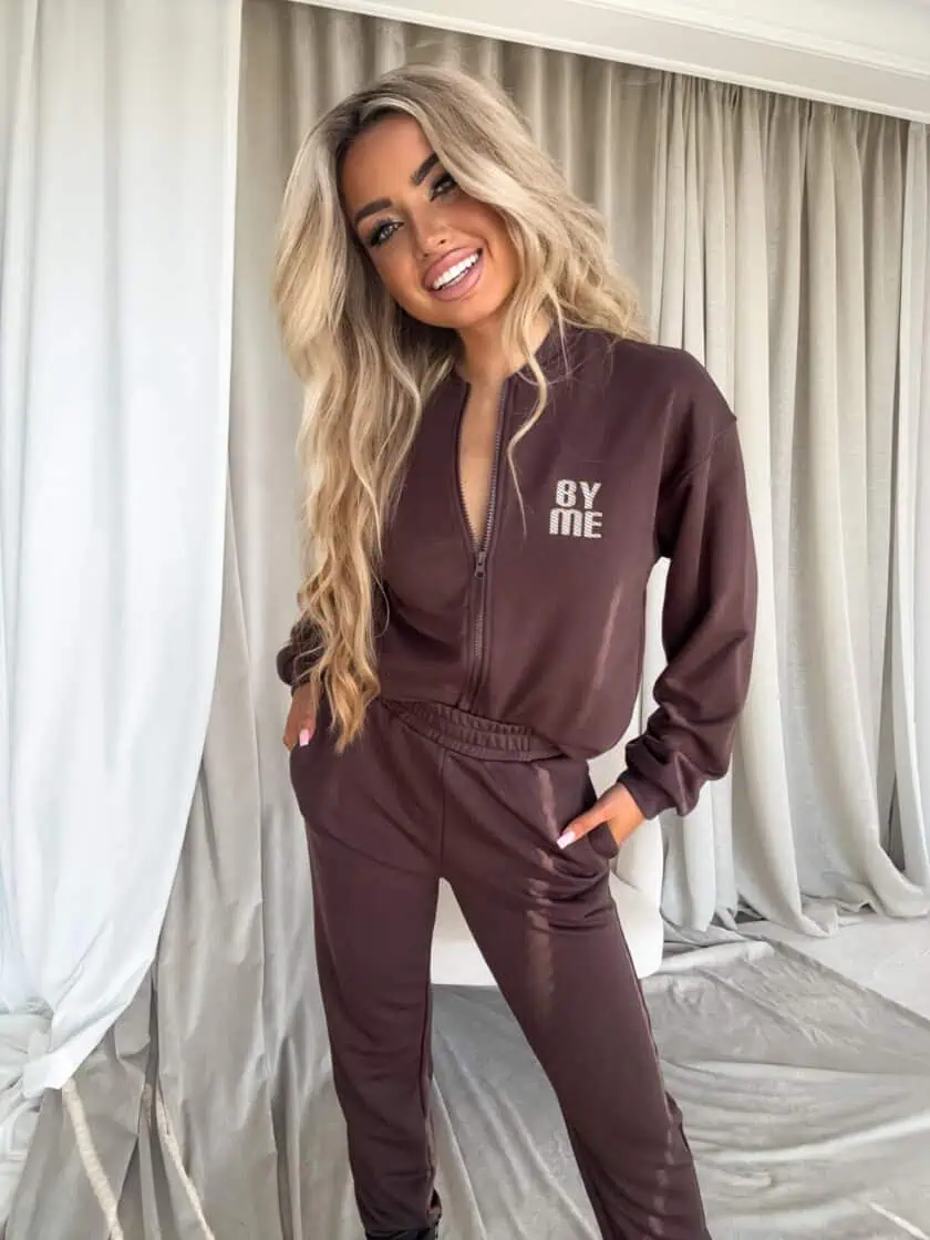 bluza rozpinana czekoladowa mimi