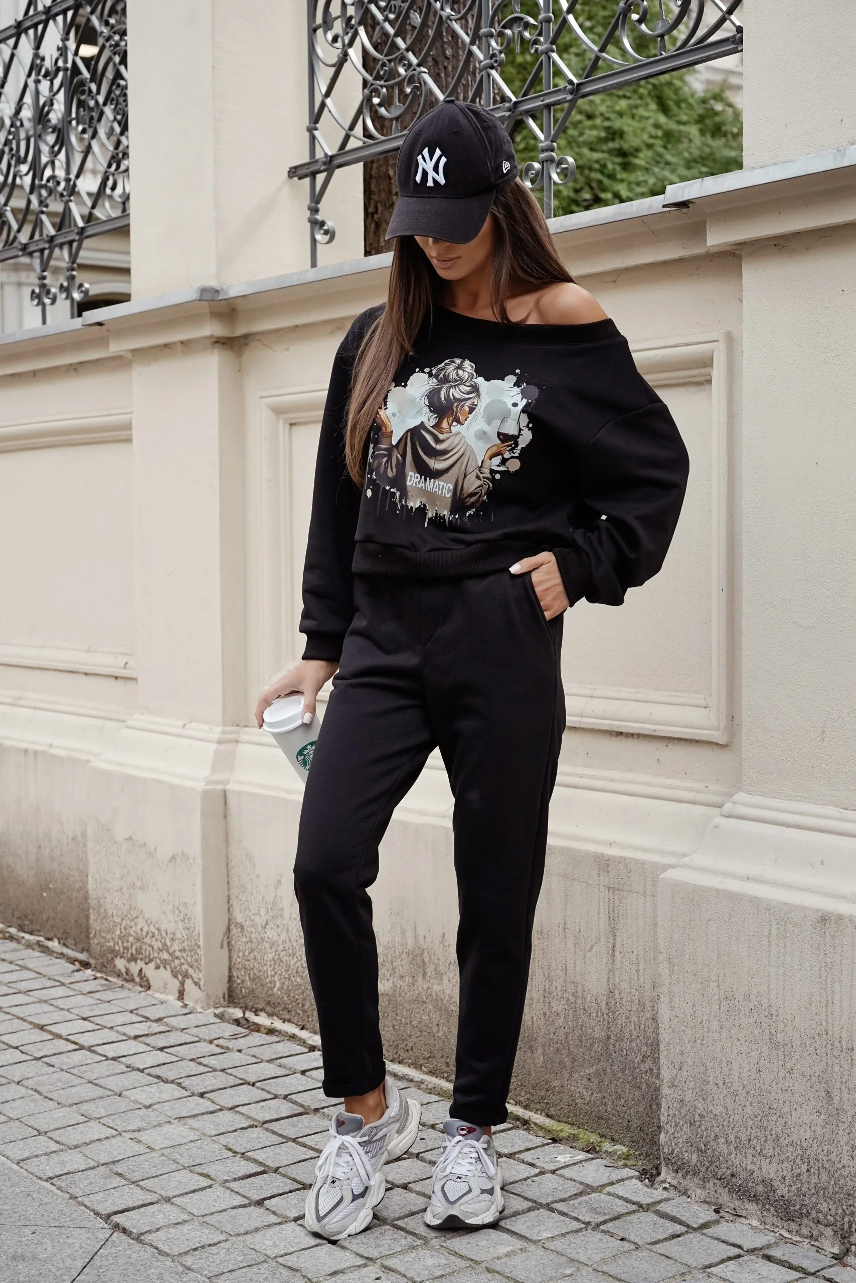 bluza z nadrukiem mmk emma dramatic