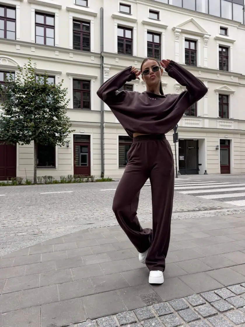 komplet dresowy czekoladowy sydney