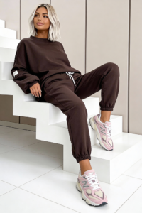 komplet masełkowy czekoladowy