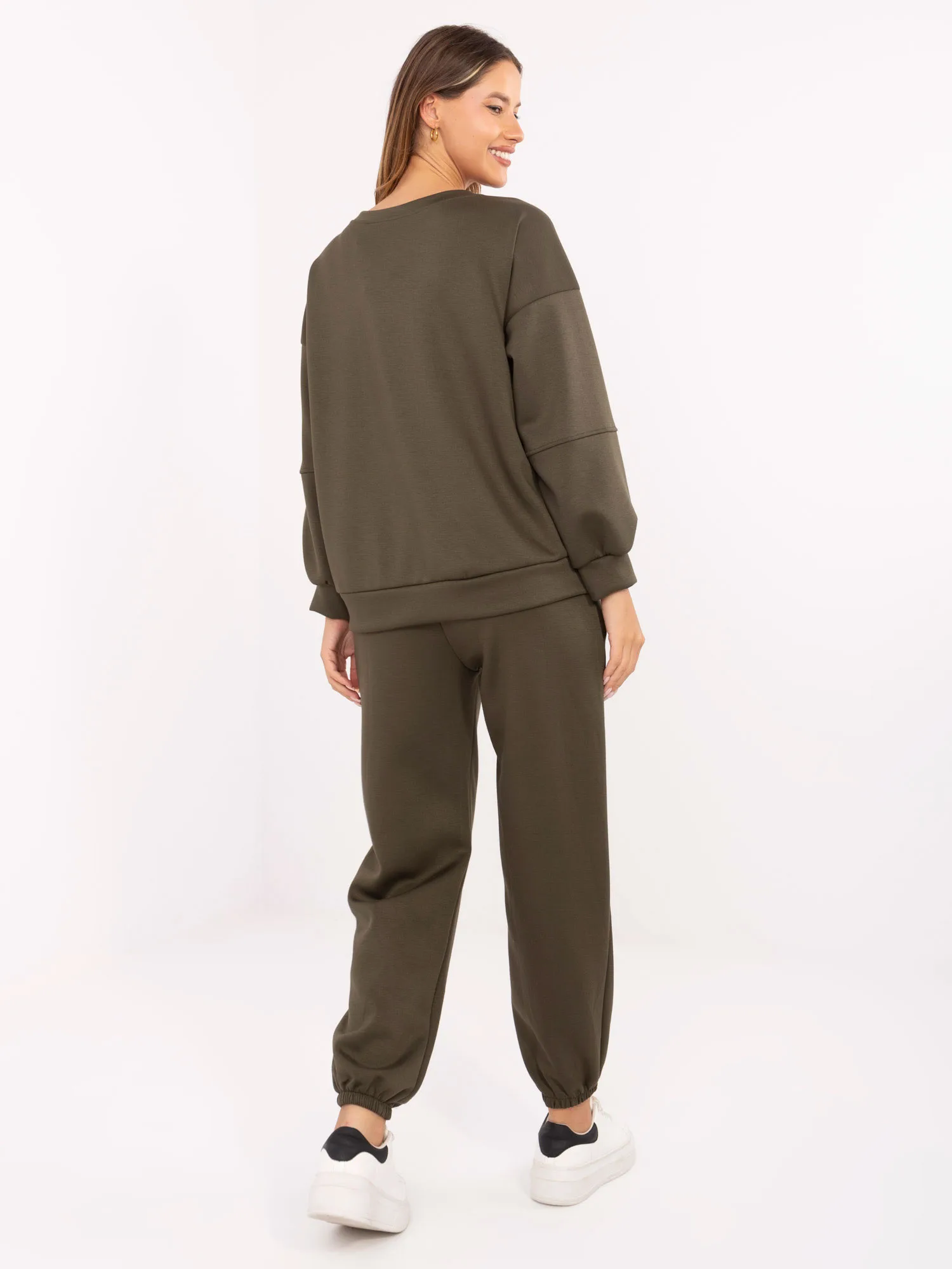 komplet dresowy khaki