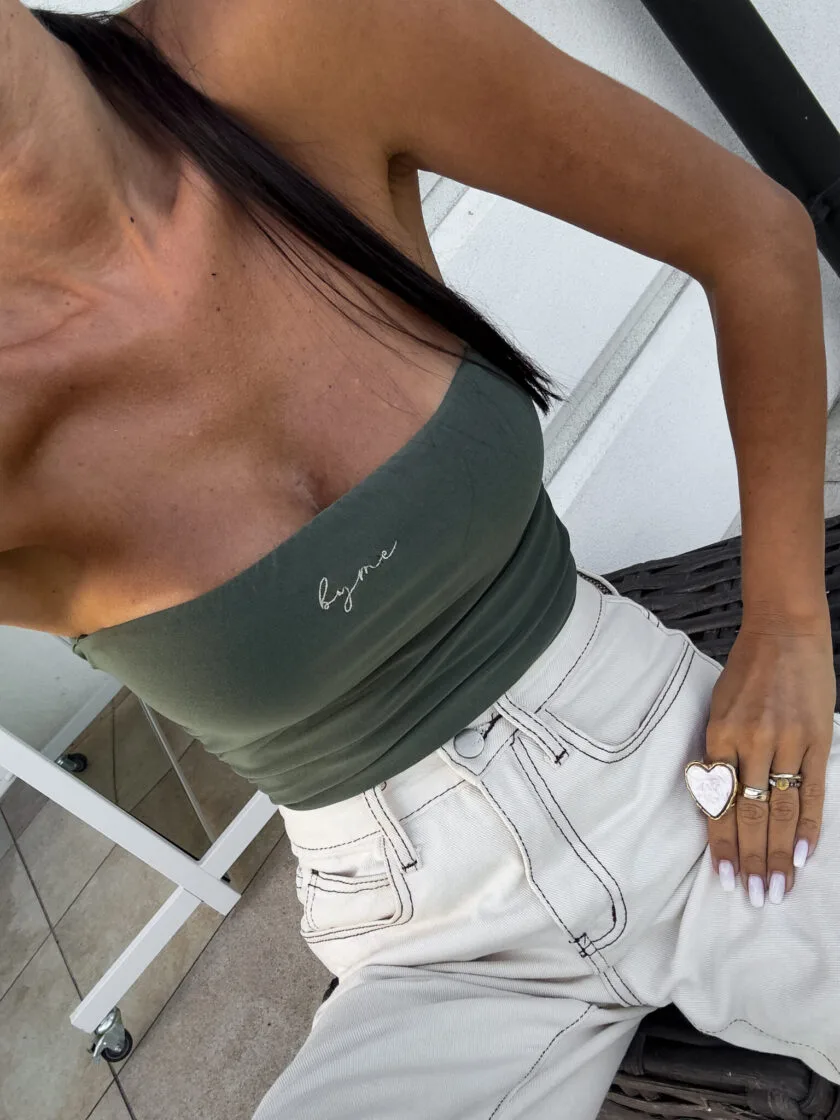 top by me khaki maven