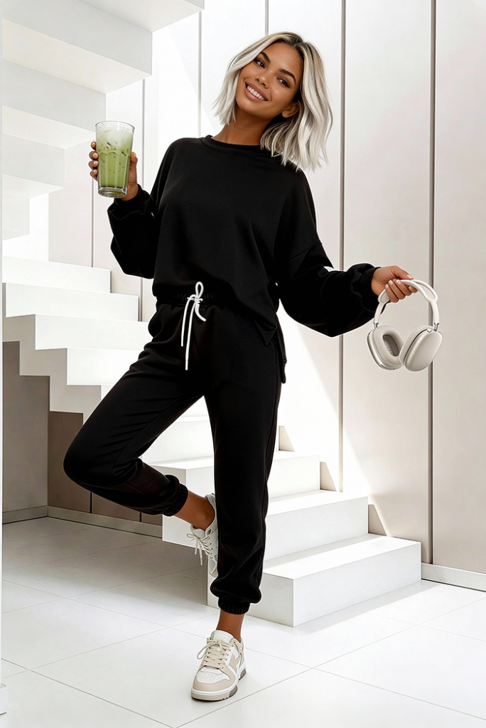 dres masełko czarny