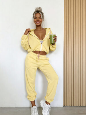 dres damski żółty