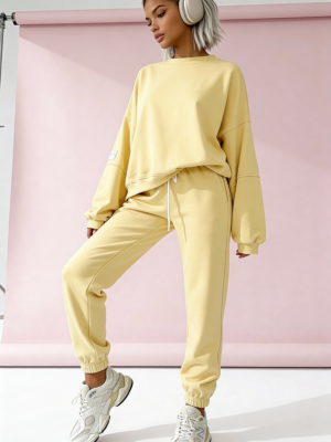 komplet masełko żółty